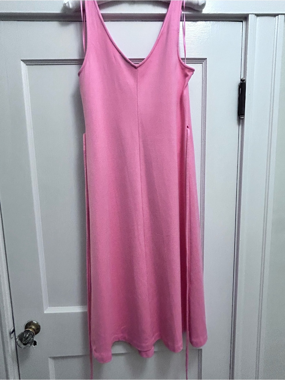 AYR Yowza Sleeveless Coral Wrap Dress - Picture 2 of 5
